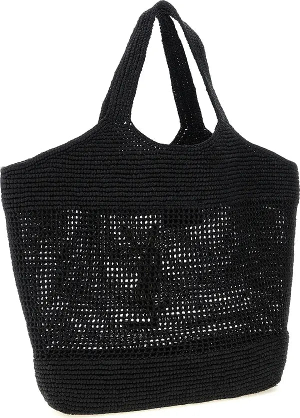 Saint Laurent

Black Raffia Tote Bag