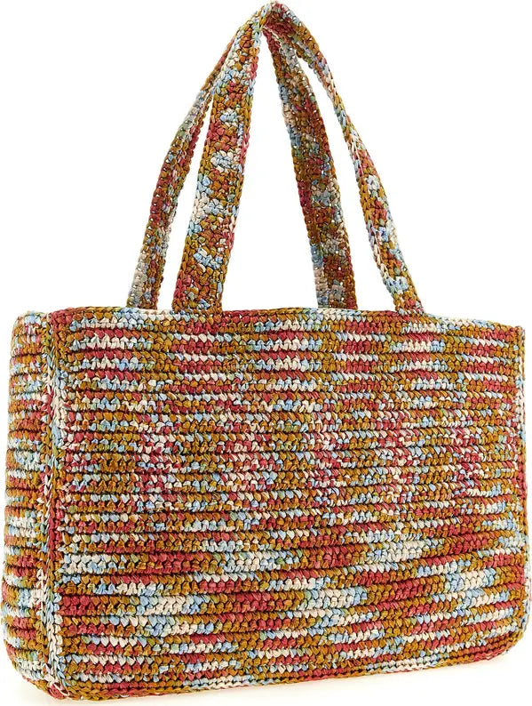 Valentino Garavani Viva Superstar Raffia Tote Bag Multicolor Italy