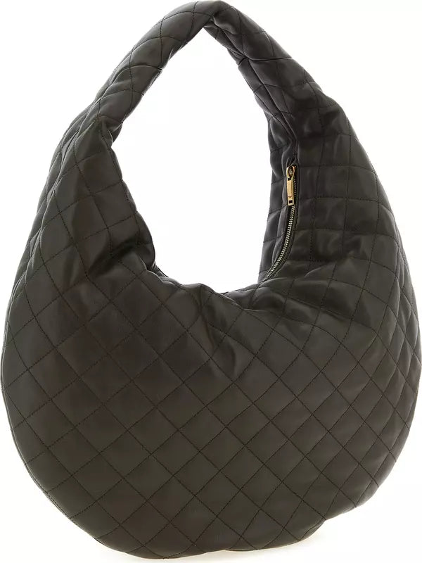 Saint Laurent Hobo Icare Brown Lamb Leather Shoulder Bag
