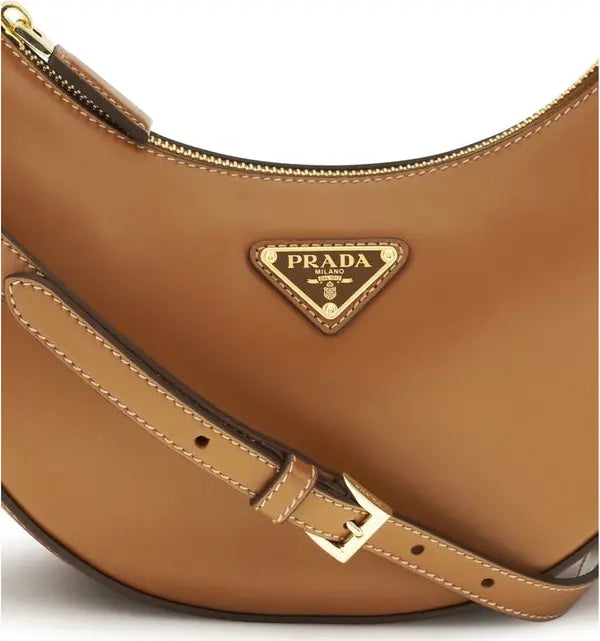 Beige Calf Leather Bos Taurus Shoulder BagBeige Calf Leather Bos Taurus Shoulder Bag
