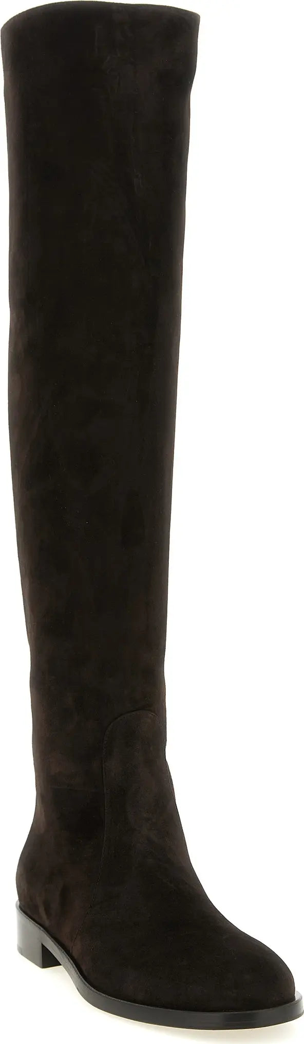 Gianvito Rossi Zayne Brown Suede Over-the-Knee Boots