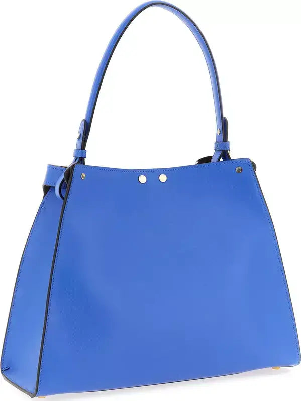 FENDI Way Medium Calfskin Leather Handbag – Blue