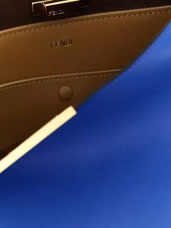 FENDI Way Medium Calfskin Leather Handbag – Blue