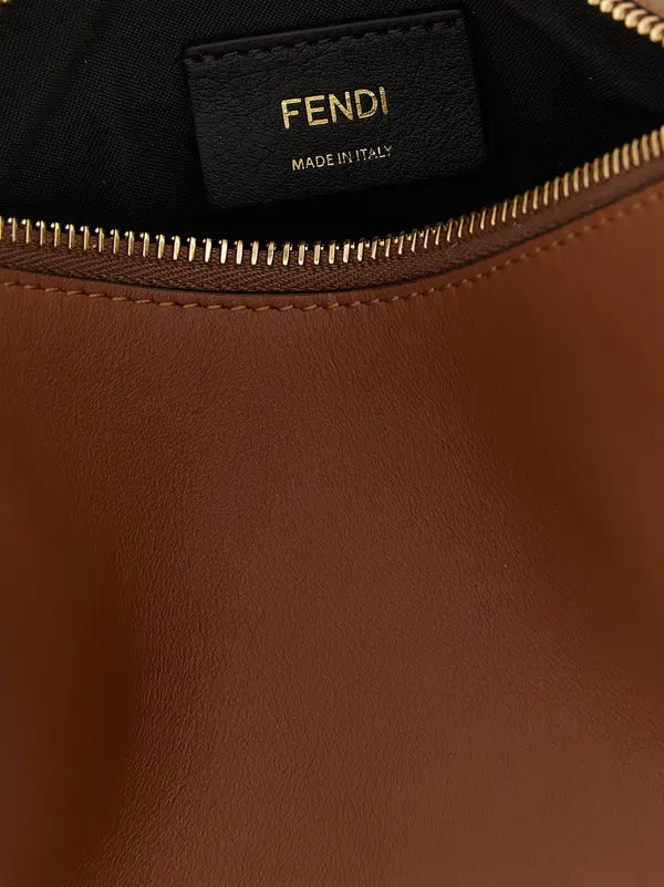 FENDI Fendigraphy Mini Brown Calfskin Handbag – Made in Italy