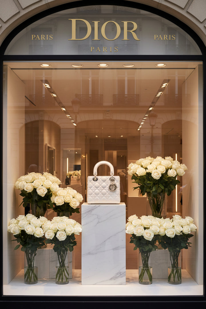 Dior Small Lady Dior My ABCDior Latte Lambskin Bag