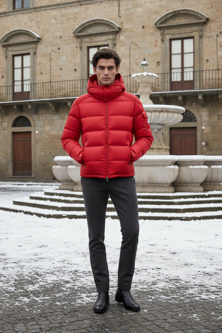 Moncler

Red Polyester Full-Length Jacket