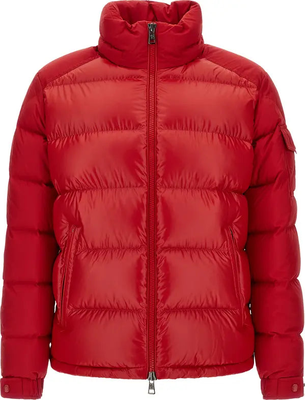 Moncler Maya Red Quilted Down Jacket