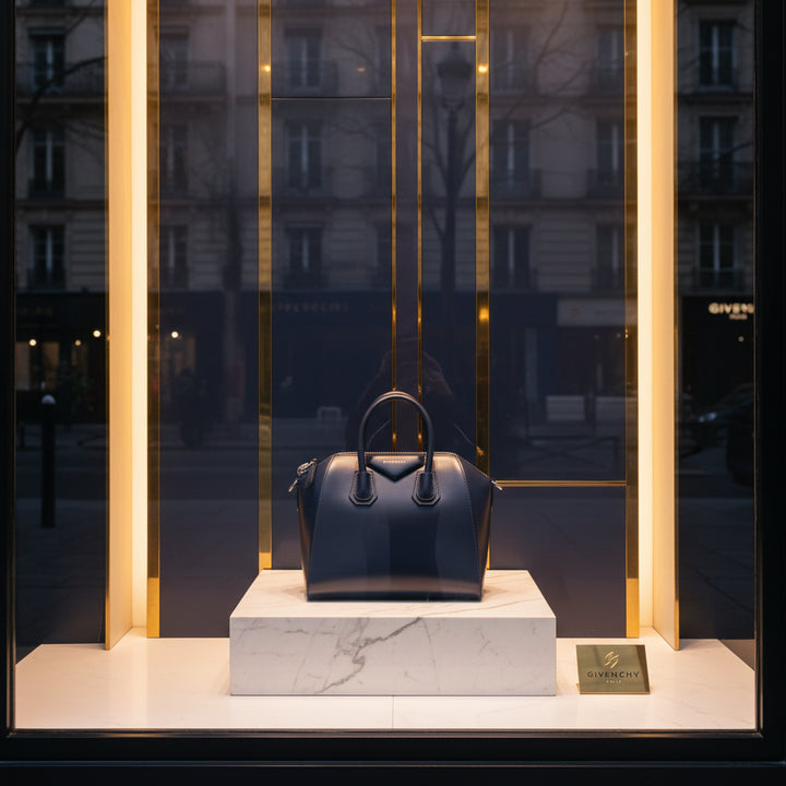 Givenchy Blue Antigona Mini Calf Leather Handbag