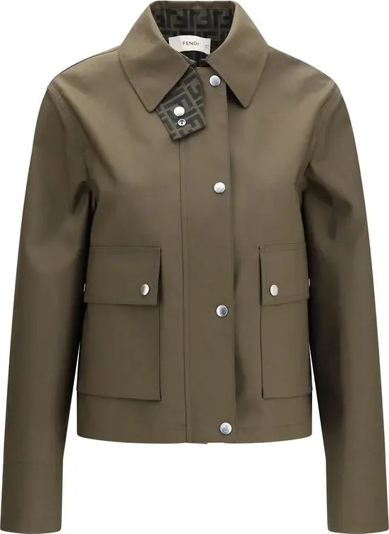 Fendi Mackintosh Utility Shell Jacket | Bicolor