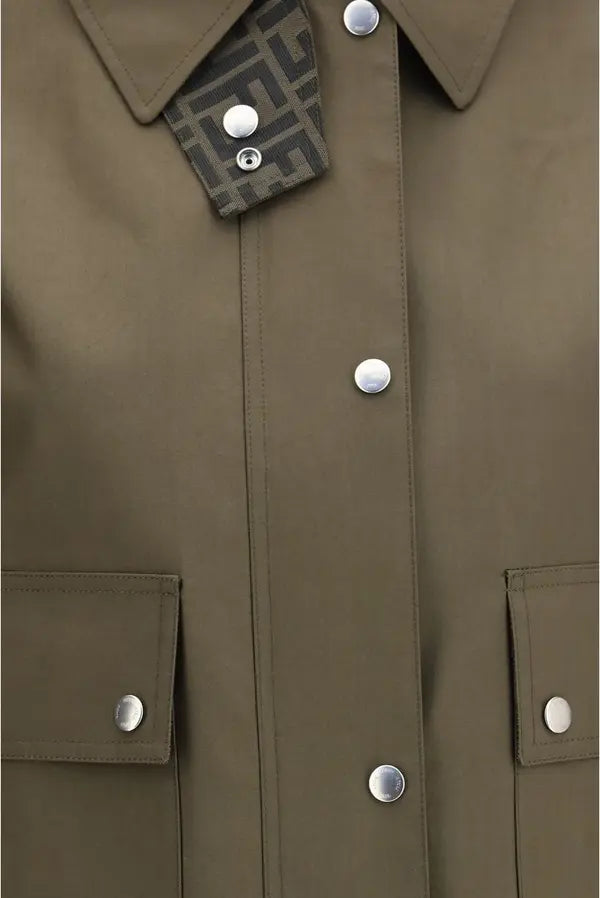 Fendi Mackintosh Utility Shell Jacket | Bicolor