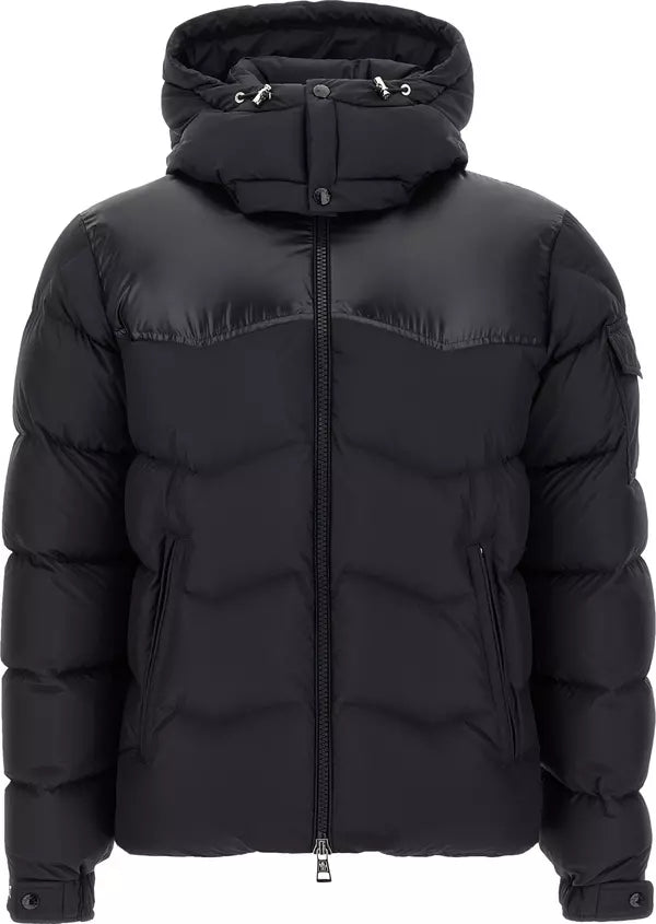 Moncler Ravelis Black Hooded Short Down Jacket – Men’s