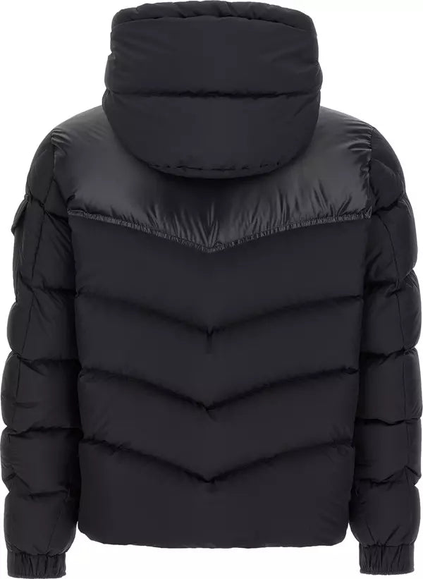Moncler Ravelis Black Hooded Short Down Jacket – Men’s