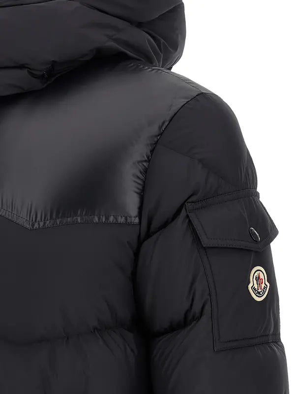 Moncler Ravelis Black Hooded Short Down Jacket – Men’s