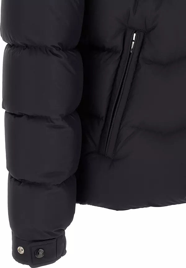 Moncler Ravelis Black Hooded Short Down Jacket – Men’s