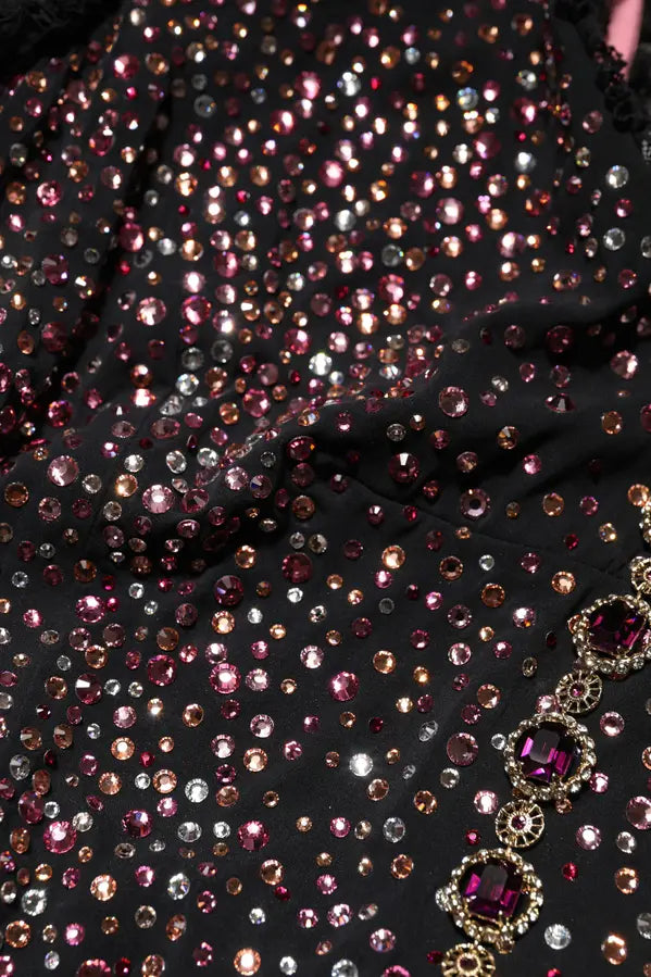 Dolce & Gabbana Multicolor Embellished Mermaid Gown