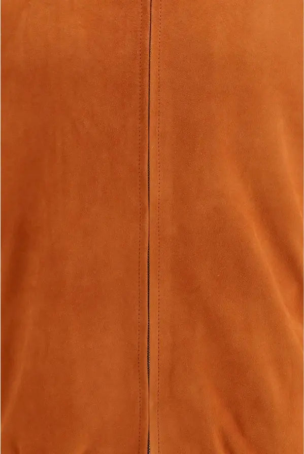 Brunello Cucinelli Multicolor Calf Leather Jacket