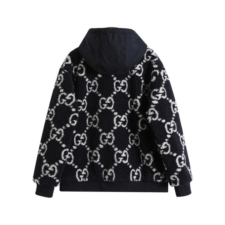 Gucci GG Fuzzy Fabric Jacquard Jacket &