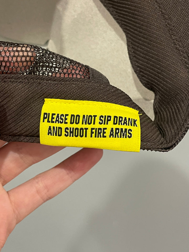 That's A Awful Lot Of Cough Syrup Trucker Hat Brown Red