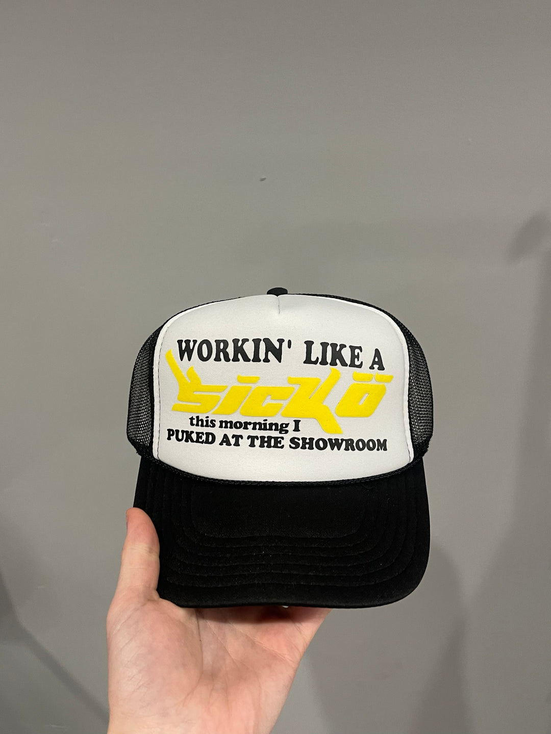 Sicko Laundry Neon Showroom Trucker Hat - Yellow