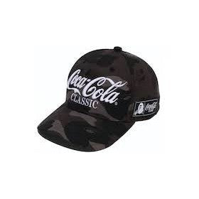 BAPE x Coca-Cola Color Camo Snap Back Cap Black