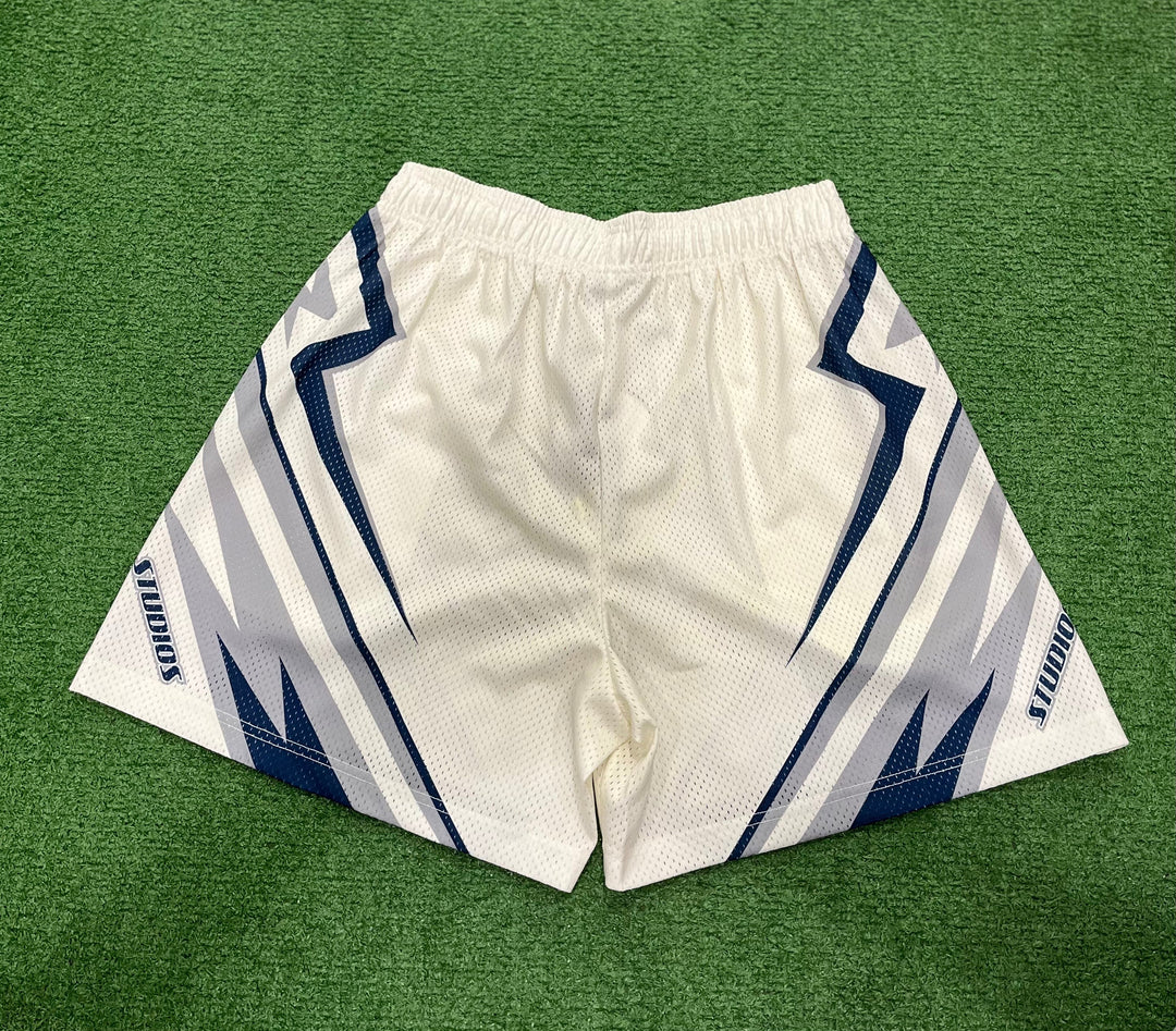 Bravest Studios Moto Shorts White