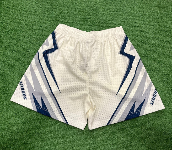 Bravest Studios Moto Shorts White