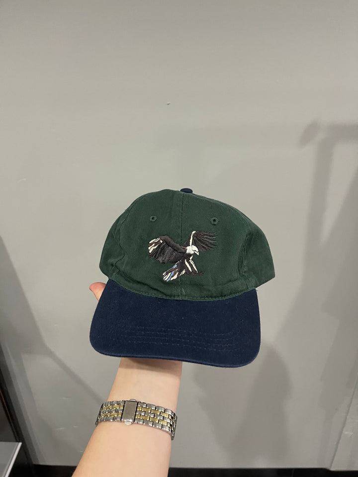 Travis Scott Birds in the Trap Bird Washed Denim Hat Green