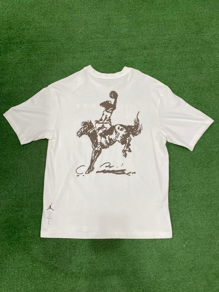 Travis Scott x Jordan Best On Earth Tee White
