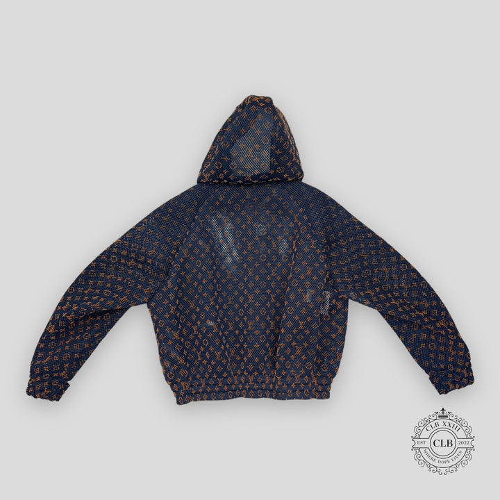 LOUIS VUITTON MONOGRAM MESH ZIP BLOUSON