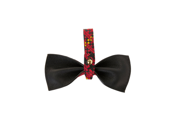 Red, Yellow &amp; Black Plaid Bowtie