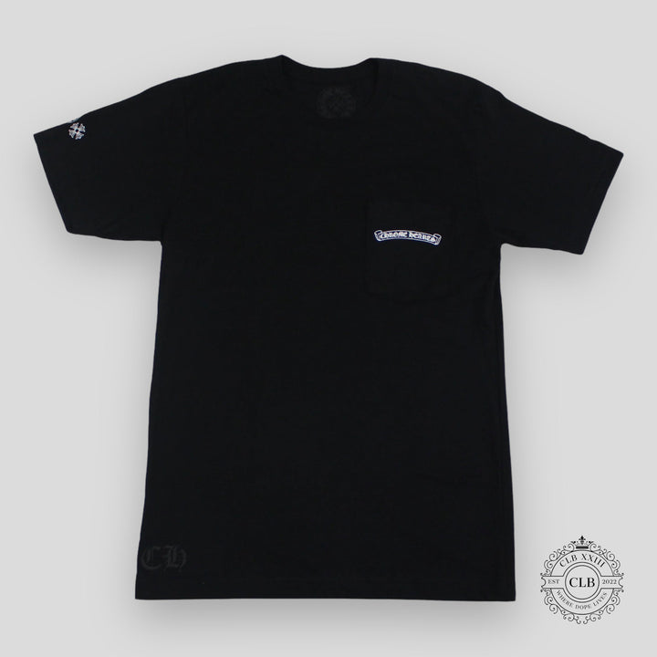 CHROME HEARTS DAGGER SHORT SLEEVE TEE - BLACK / PINK