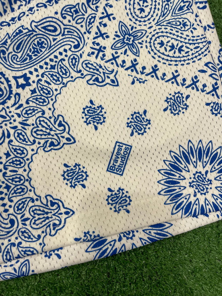 Bravest Studios Porcelain Shorts Cream Blue