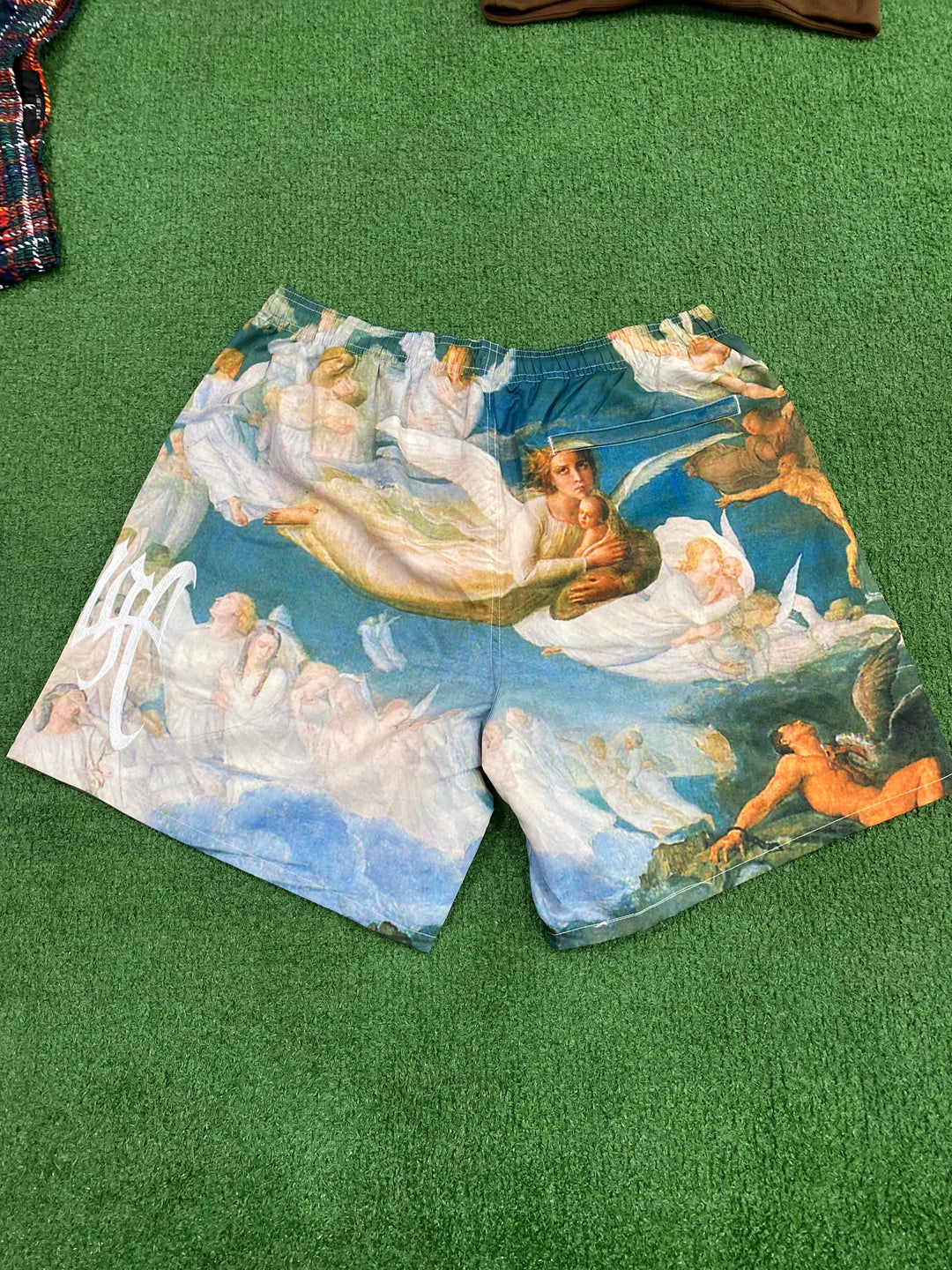 Revenge Angel Embroidered Shorts Multi