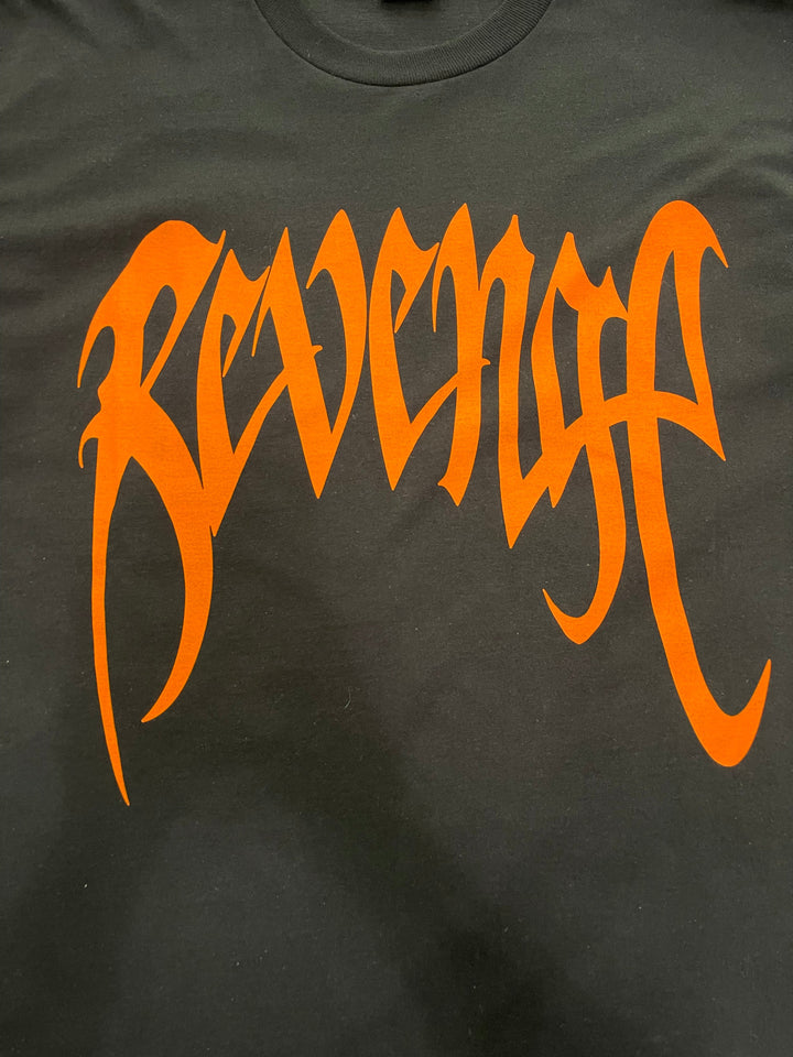 Revenge Orange Arch T-shirt Black