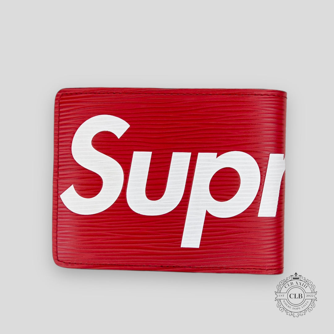 LOUIS VUITTON X SUPREME BIFOLD LEATHER WALLET