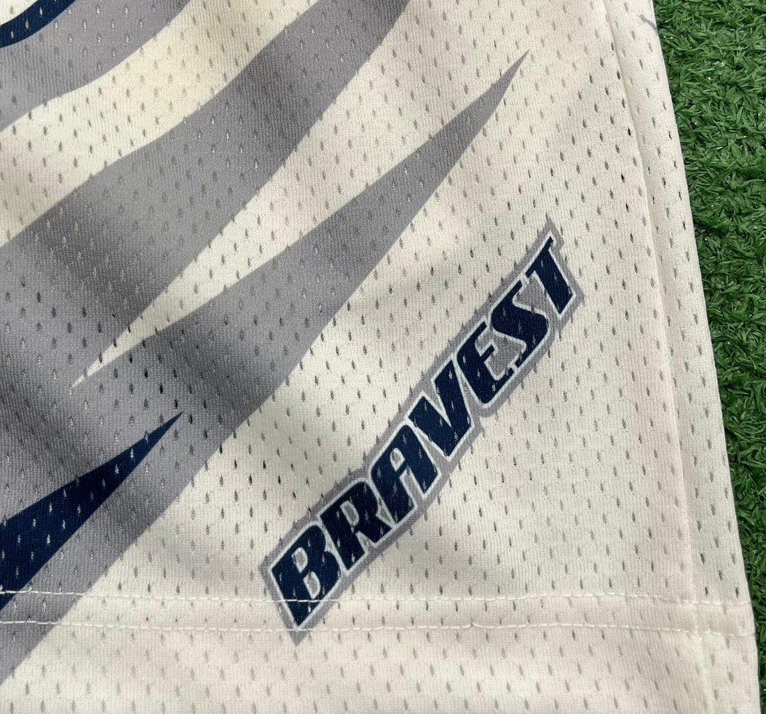 Bravest Studios Moto Shorts White