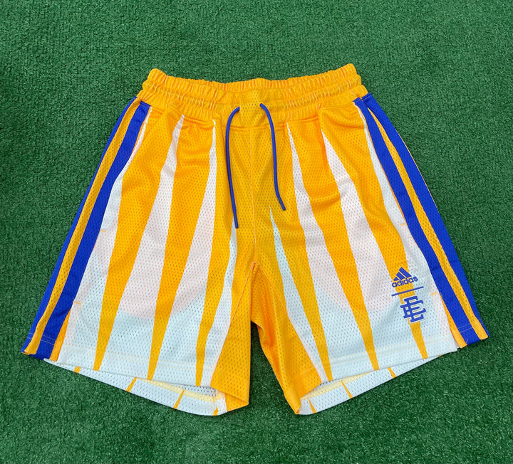 Adidas x Eric Emanuel Hoops Summer Essentials Shorts Gold