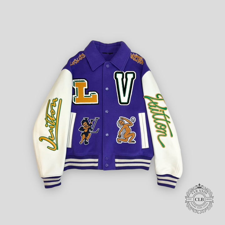 Louis Vuitton Runaway Frog Varsity Jacket