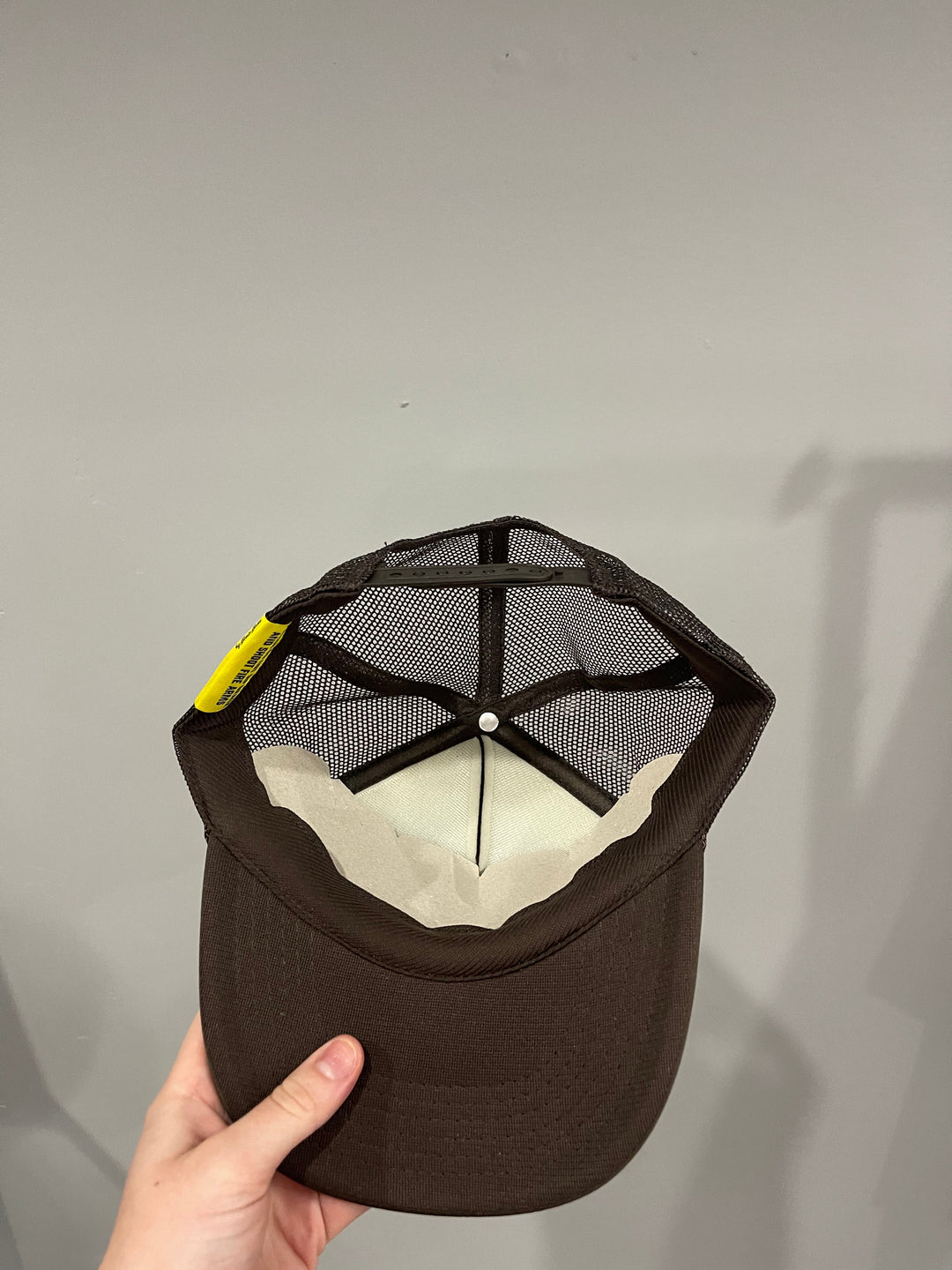 That's A Awful Lot Of Cough Syrup Trucker Hat Brown Red