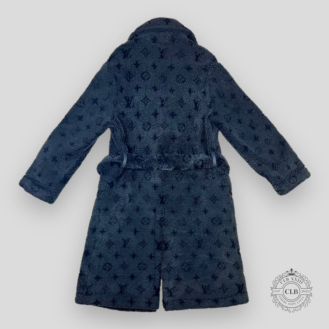 Louis Vuitton Monogram Shearling Overcoat