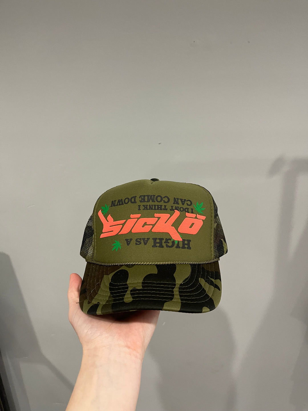 Sicko Laundry High Trucker Hat 2 - Dark Camo
