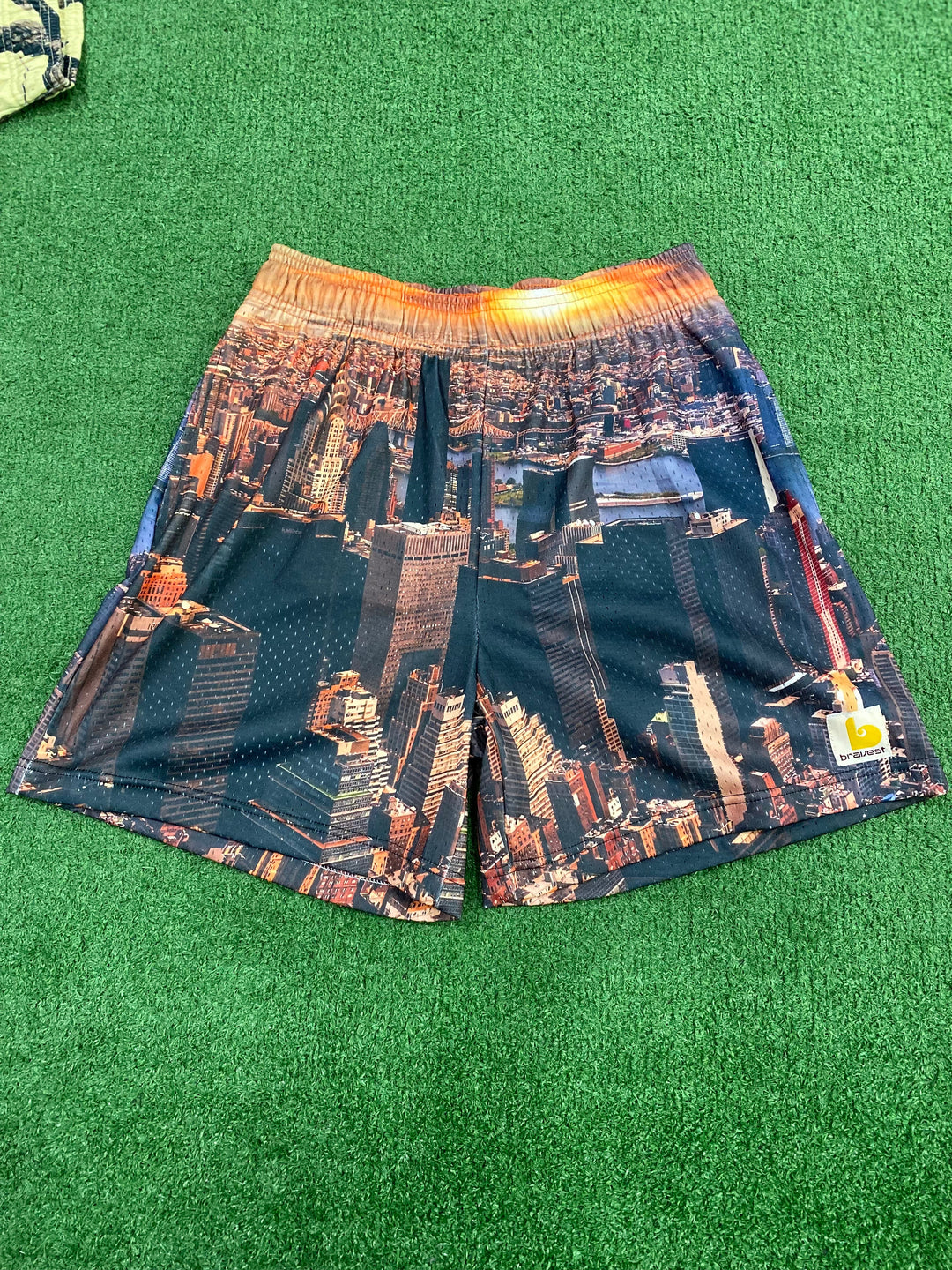 Bravest Studios Skyline Shorts Orange