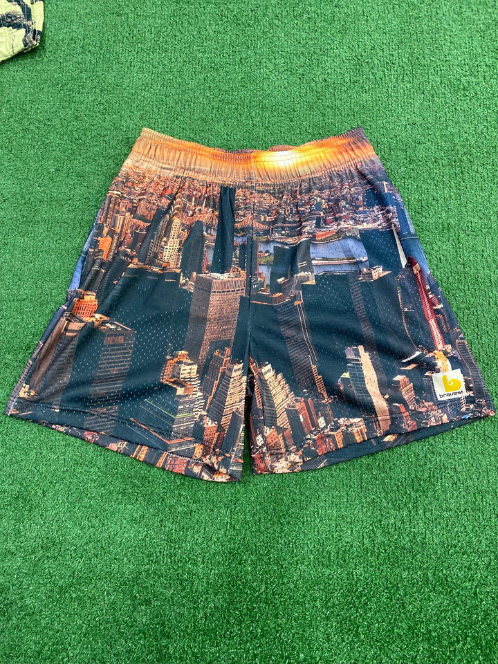 Bravest Studios Skyline Shorts Orange