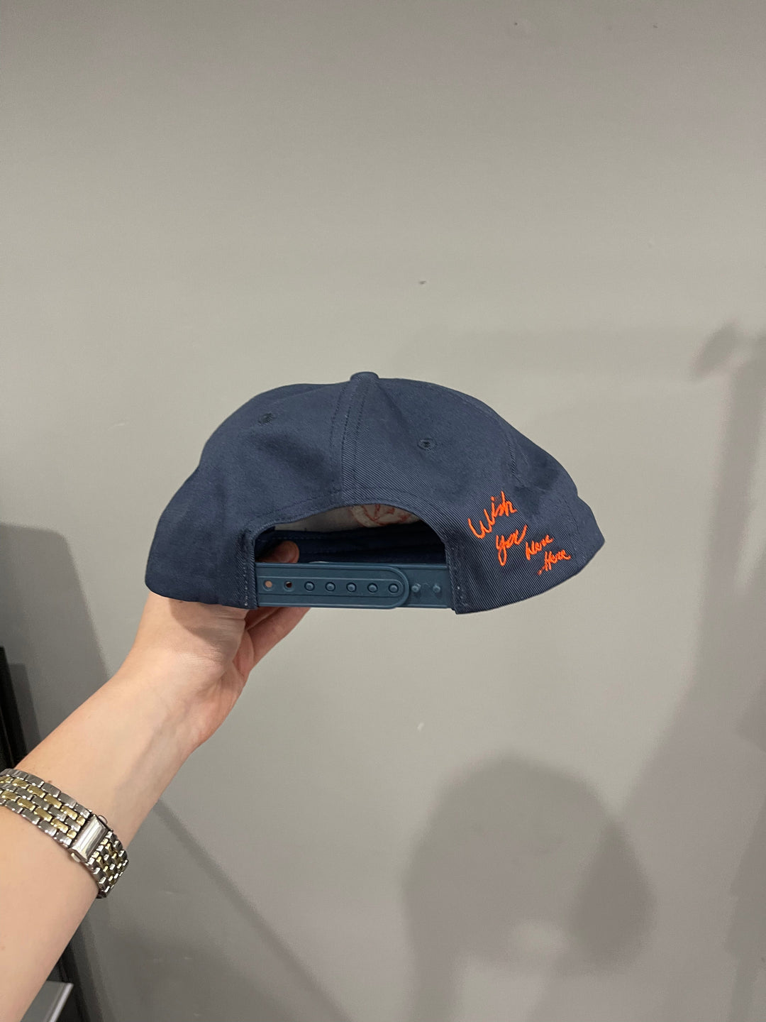 Travis Scott Houston Problem Hat Navy Blue