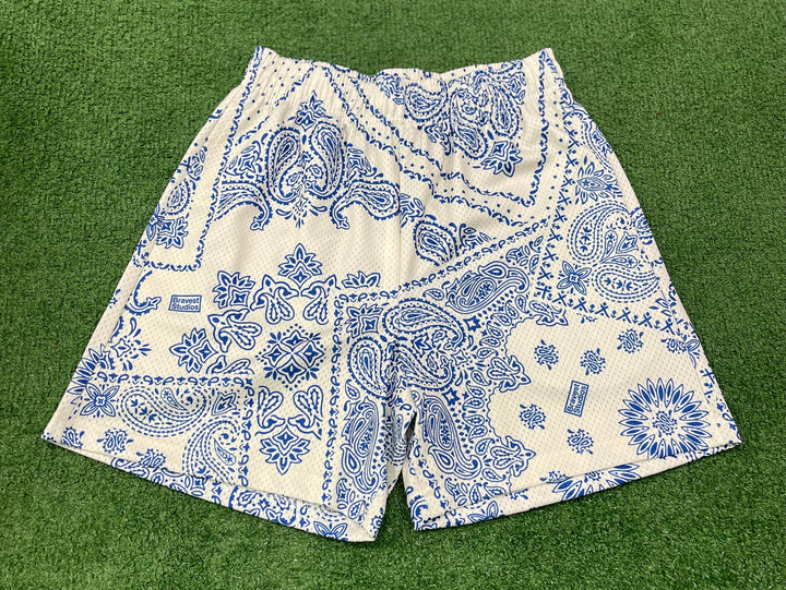 Bravest Studios Porcelain Shorts Cream Blue