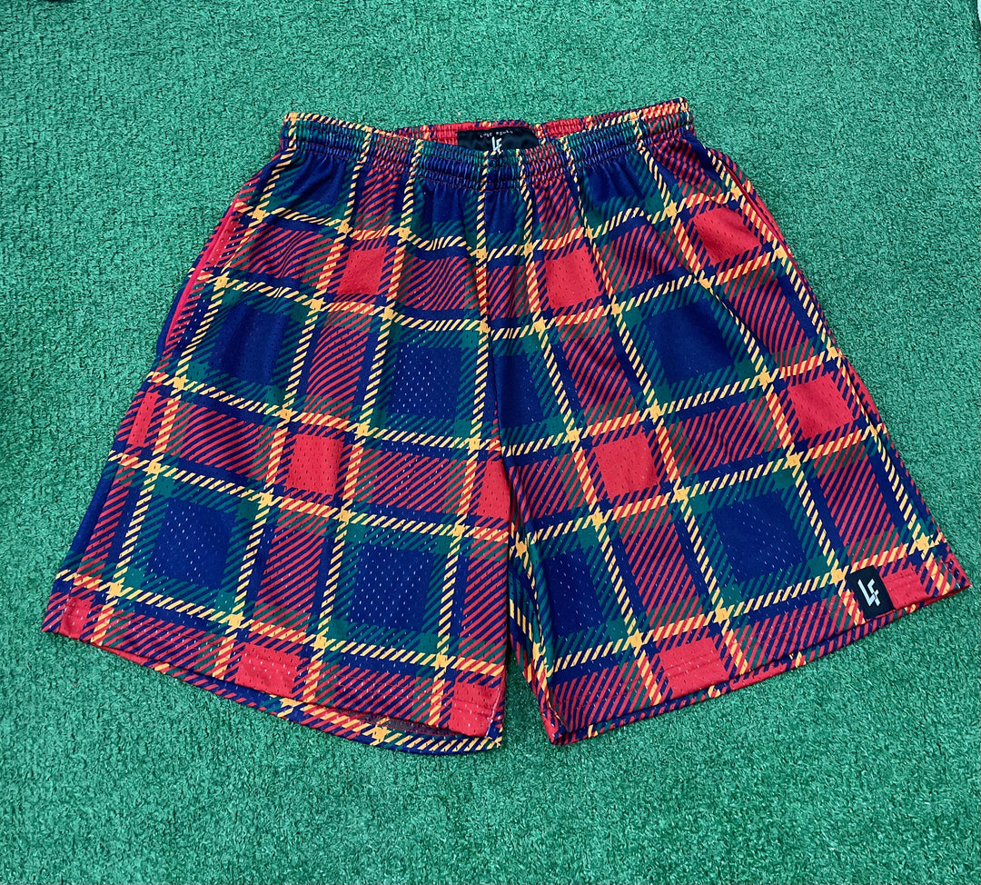 Lost Files Plaid Shorts 2