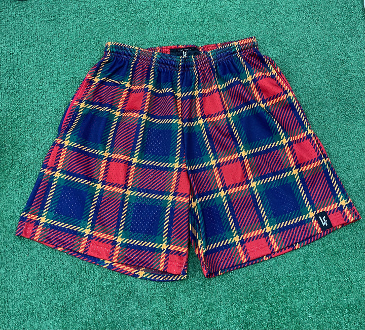Lost Files Plaid Shorts 2