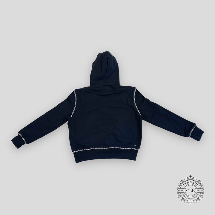 AMIRI STITCH LOGO HOODIE - BLACK
