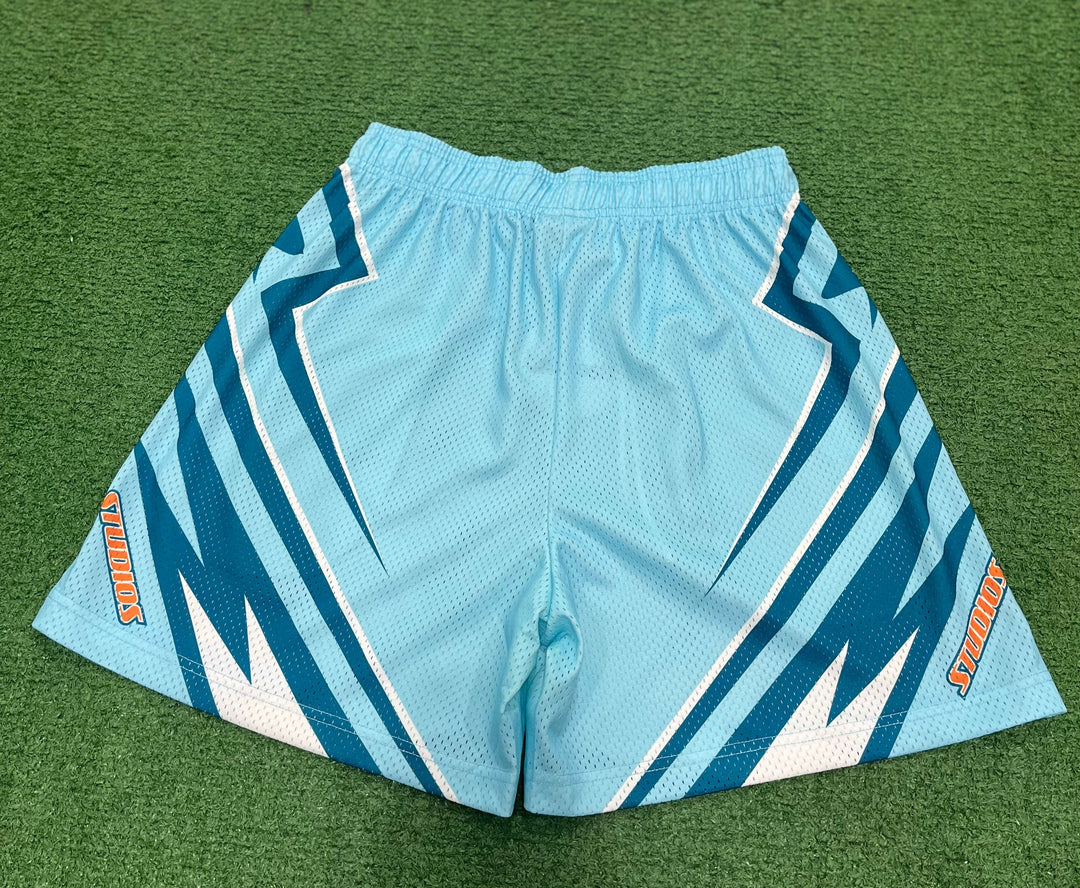 Bravest Studios Moto Shorts Blue