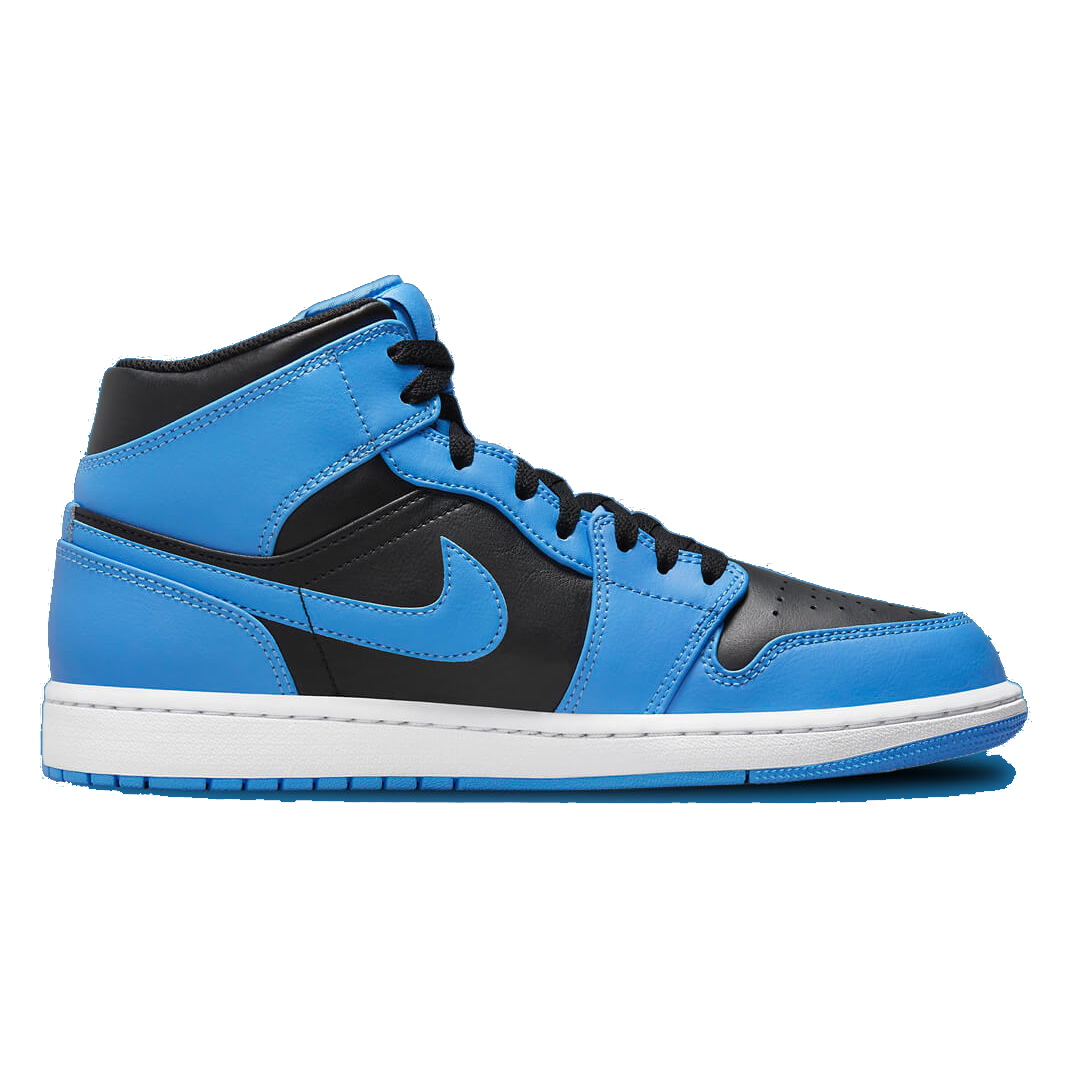 Air Jordan 1 Mid "University Blue Black" (PS)